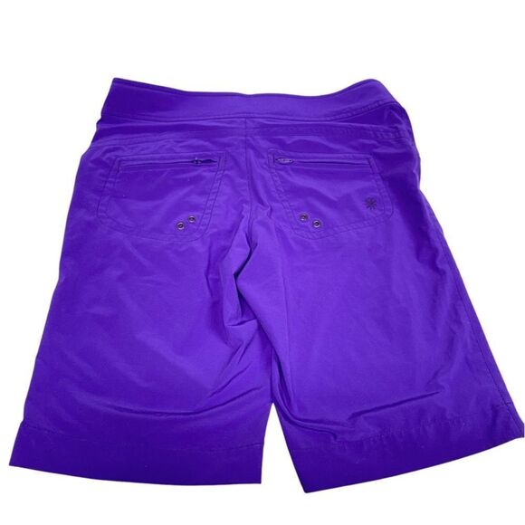 Athleta Breeze Bermuda Hiking Purple Shorts Size 4 - Picture 9 of 9